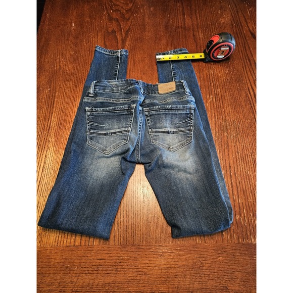 BKE Stella Slim Fit Low Rise Skinny Jeans Whiskered Denim Blue Size 22x31.5(A517 - Picture 8 of 8